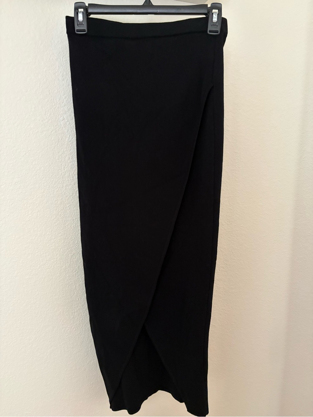 Hera Collection Black Wrap Maxi Skirt